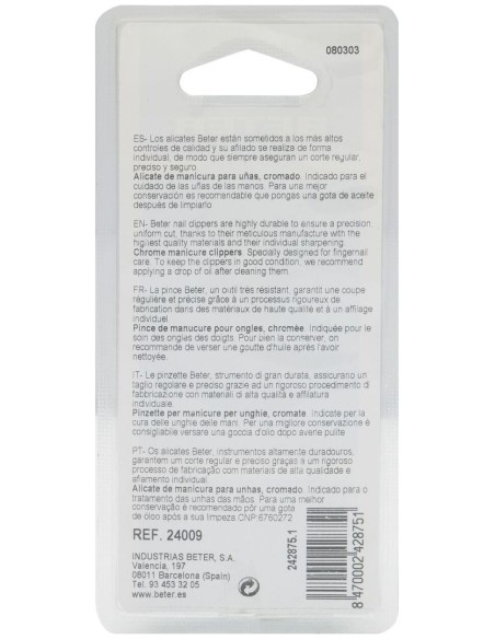 Alicate Cortauñas Prof 24009 de Beter