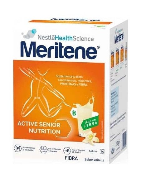 Fuerza y Vitalidad Fibra Vainilla 14x35g. de Meritene