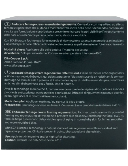 Endocare Tensage Crema Reafirmante Facial 50Ml. de Endocare