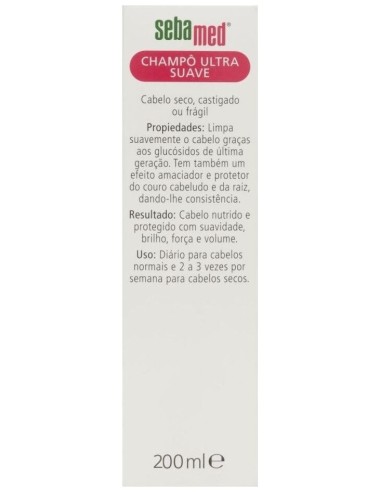 Champu Ultra Suave Cabello Normal-Seco 200Ml. de Sebamed