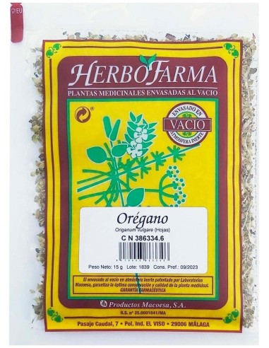 Macoesa Oregano Herbofarma 15Gr de Macoesa