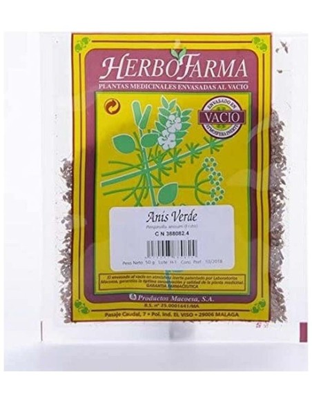 Macoesa Anis Verde Herbofarma 50Gr de Macoesa