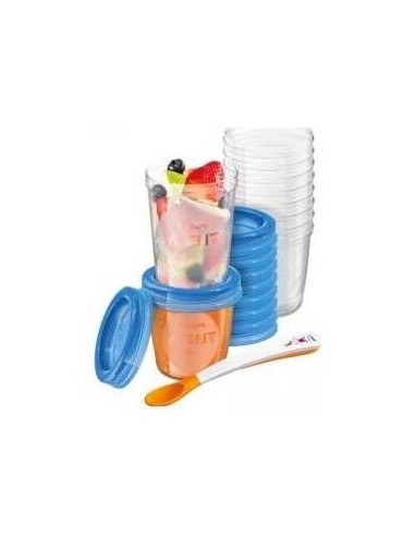 Set Recipientes Comida 10+10 Unidades Scf721/20 Avent