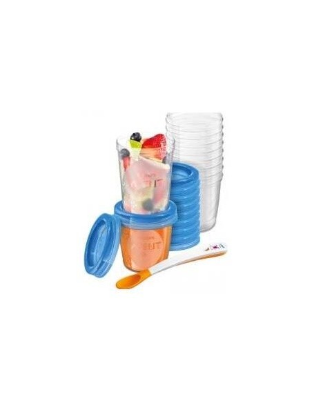 Set Recipientes Comida 10+10 Unidades Scf721/20 Avent