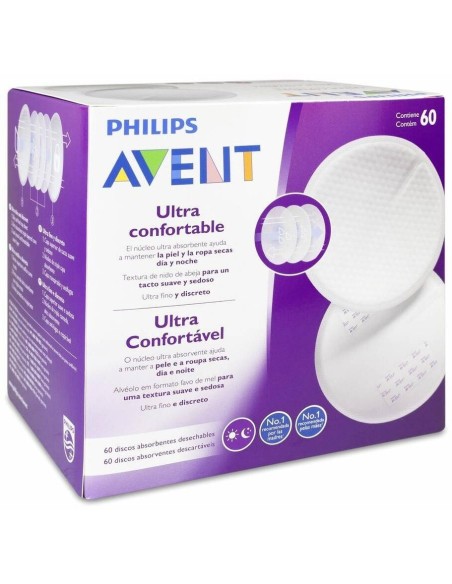 Discos Absorbentes 60 Unidades Scf254/61 Avent