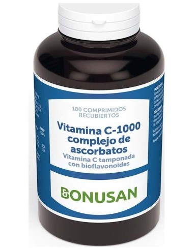 Vitamina C 1000 Complejo De Ascorbatos 180Comp. de Bonusan
