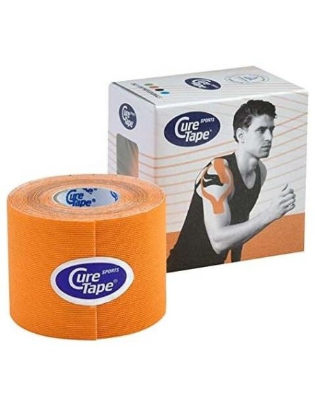 Cure Tape Naranja Vendaje Neuromuscular (5Cm X 5M) de Cure Tape