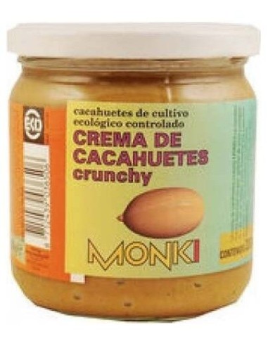 Crema De Cacahuete Crunchy Bio 330 g  de Monki