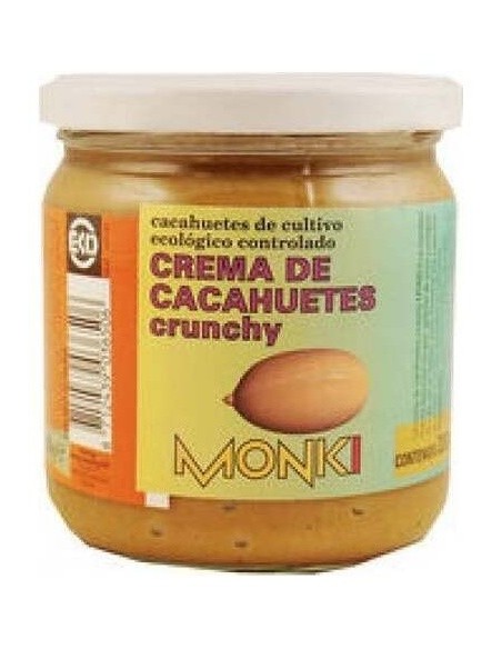 Crema De Cacahuete Crujiente 330Gr. Bio de Monki