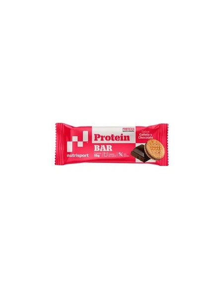 Barritas Proteicas Galleta-Chocolate Nutrisport 24 unidades