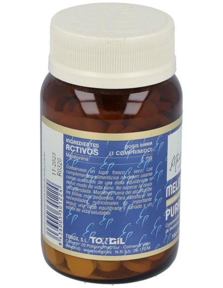 Pack 3X2 Melatonina Pura 1Mg. 180 Comprimidos Estado Puro de Tongil..