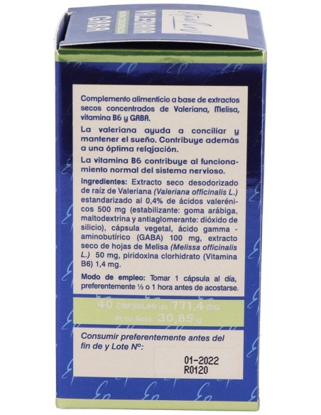 Pack 3X2 Valeriana Con Gaba 40Cap. Estado Puro de Tongil..
