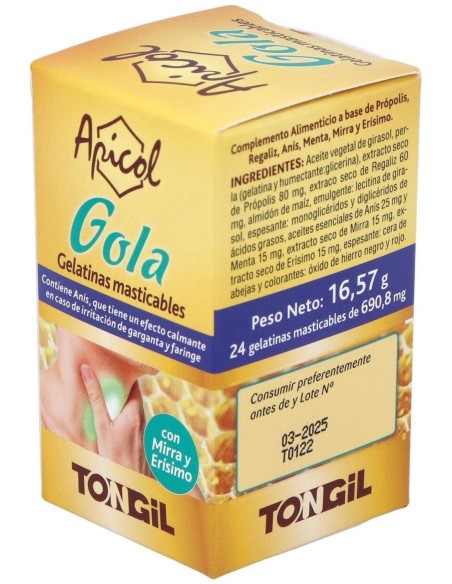 Tongil Apicol Gola Plus 24 Perlas Pack 3X2 Oferta Especial