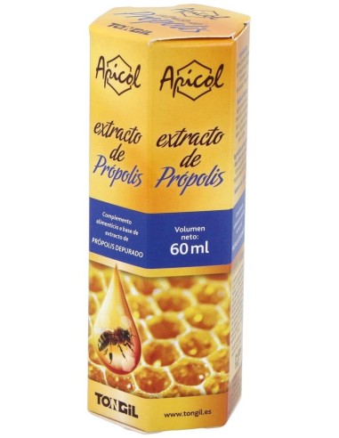Pack 3X2 Apicol Ext.Propolis S/Al 60Ml de Tongil..