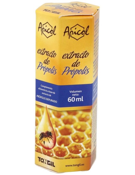 Pack 3X2 Apicol Ext.Propolis S/Al 60Ml de Tongil..