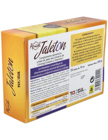 Pack 3X2 Apicol Jaleton J.Real Ginseng 20Amp de Tongil..