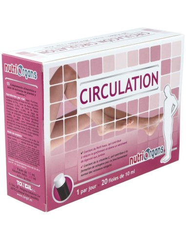Pack 3X2 Nutriorgans Circulacion 20 Ampollas de Tongil..