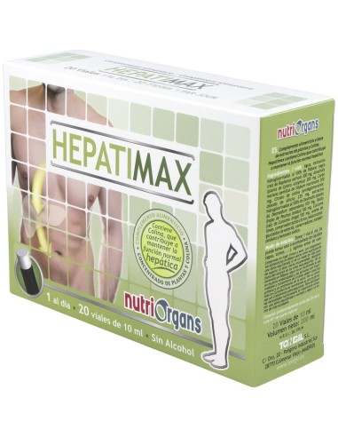 Pack 3X2 Nutriorgans Hepatimax 20Viales de Tongil..