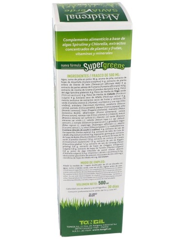 Pack 4X3 Aktidrenal Savia Verde 500Ml. L de Tongil Pack 4x3