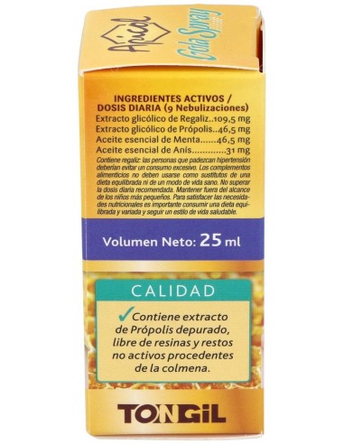 Pack 4X3 Apicol Gola Spray 25Ml de Tongil