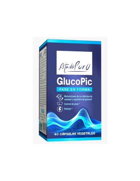 Pack 4X3 Glucopic fase en forma estado puro 40 cap de Tongil