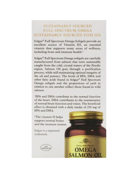 Full Spectrum Omega 3-9 Solgar 120 cápsulas – Salud Total