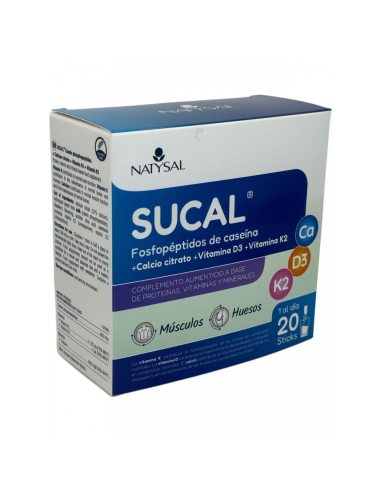 Sucal (Fosfopéptidos De Caseína+Calcio C de Natysal