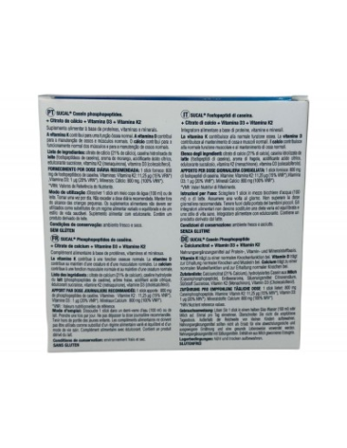 Sucal (Fosfopéptidos De Caseína+Calcio C de Natysal