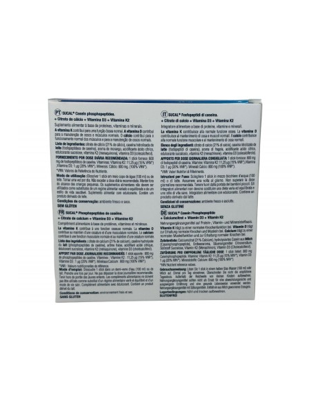 Sucal (Fosfopéptidos De Caseína+Calcio C de Natysal