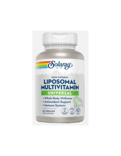 Pacote 3x2 Multivitamínico Lipossomal Universal Solaray 60 cápsulas