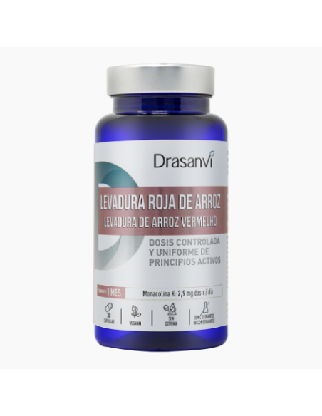 Levadura Roja De Arroz 30 Caps Nutrabasicos de Drasanvi