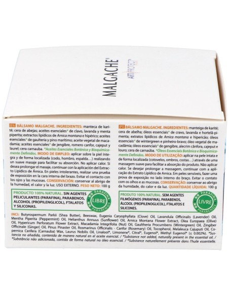 Bálsamo Malgache Intersa 100g  Cuidado Natural Efectivo