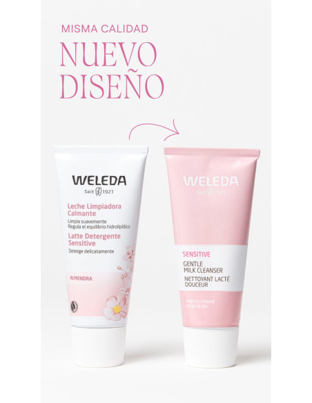 Leche Limpiadora Calmante de Almendra (Piel Sensible), 75ml de Weleda