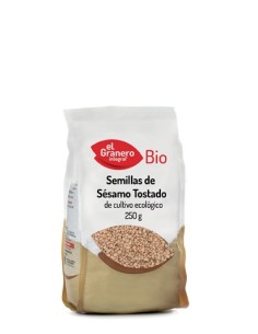 Semillas De Sesamo Tostado Bio, 250 G de El Granero Integral