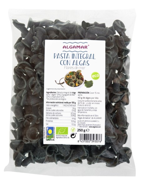 Pasta Integral Con Algas - Flores Mar de Algamar