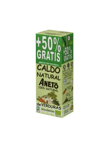 Caldo de Verduras Aneto 1L + 50% Gratis Eco Natural