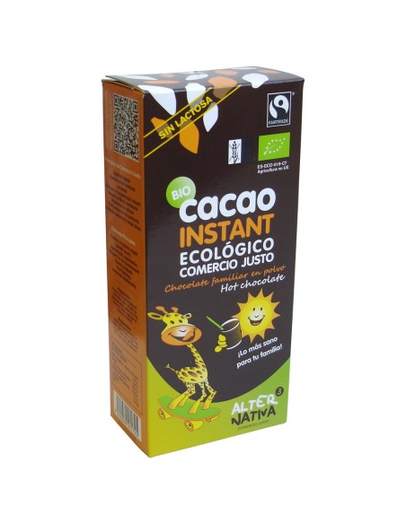 Cacao Instantáneo Bio-Ft 250g Alternativa  Sabor Natural