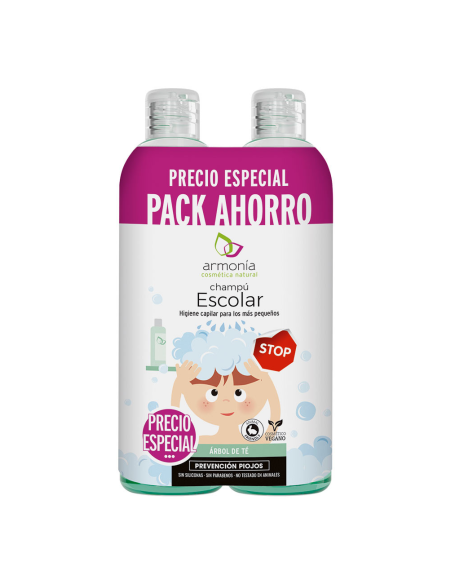 Pack Champu Escolar Pack Ahorro Armonia 300 ml + 300 ml de Armonia
