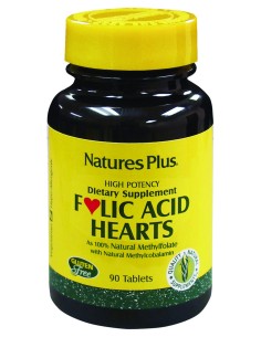 Folic Acid Hearts 90 Comp de Natures Plus