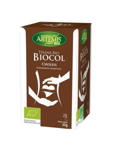 Caja Tisana Biocol Colesterol T Eco 20 Filtros de Artemisbio