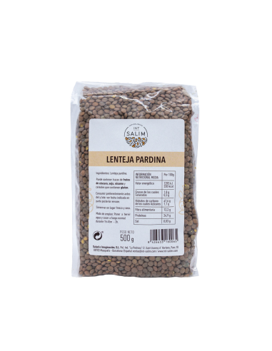 Lenteja Pardina 500g Ecosalim | Calidad y Sabor Natural