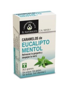 Caramelos Eucalipto+Mentol Expositor 20X36Gr. de El Naturalista