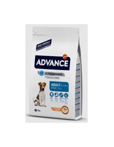 Advance Canine Adult Mini Pollo Arroz 3Kg. de Advance Veterinaria