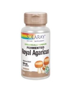 Royal Agaricus(Champiñon Del Sol) 500 Mg- 60 Vegcaps de Solaray