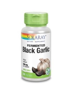 Black Garlic Bulb 500 Mg. - 50 Vegcaps de Solaray