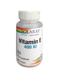 Vitamina E 400 Ui - 50 Perlas de Solaray