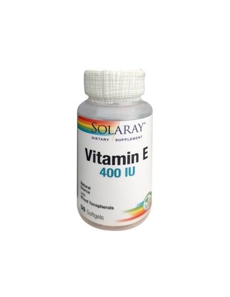 Vitamina E 400 Ui - 50 Perlas de Solaray