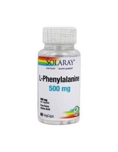 L-Fenilalanina 500Mg. 60Cap. de Solaray