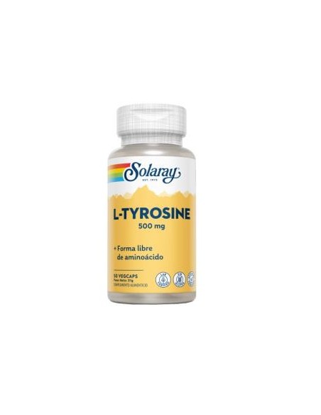 L-Tirosina 500Mg. 50Cap. de Solaray