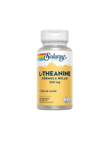 L-Theanine 200 Mg- 45 Vegcaps de Solaray